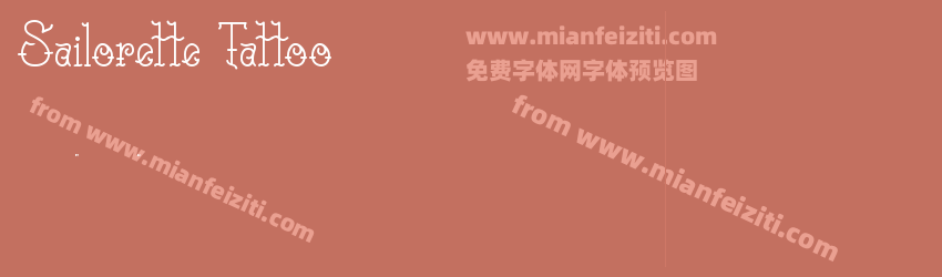 sailorette-tattoo字体预览 sailorette-tattoo字体预览