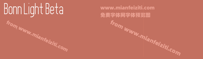 bonn_light字体预览 bonn_light字体预览