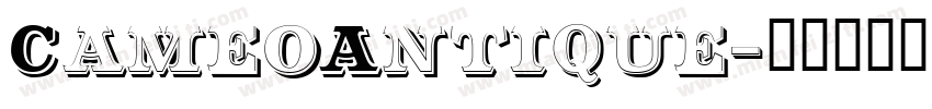 CameoAntique字体转换