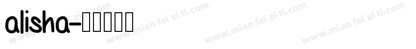 alisha字体转换