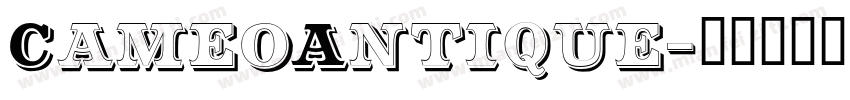 CameoAntique字体转换