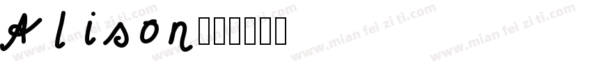 Alison字体转换