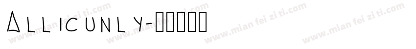 Allicunly字体转换