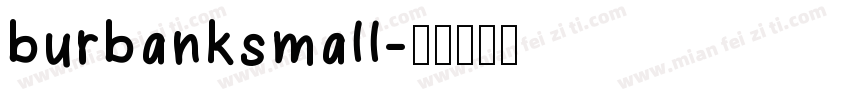 burbanksmall字体转换