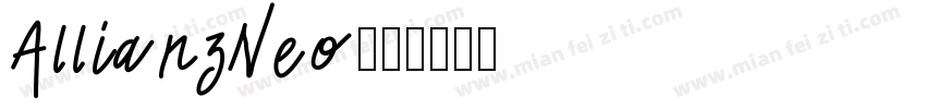 AllianzNeo字体转换