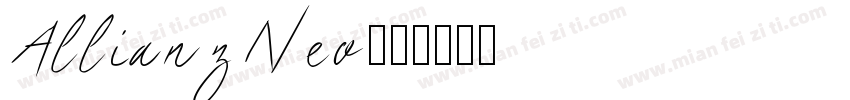 AllianzNeo字体转换