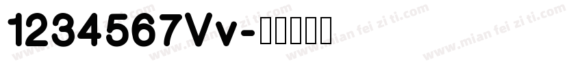 1234567Vv字体转换