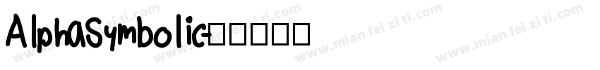 AlphaSymbolic字体转换
