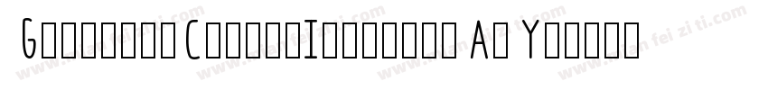 GearheadChromeItalic-4AlY字体转换