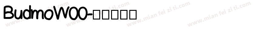 BudmoW00字体转换
