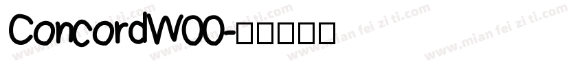 ConcordW00字体转换