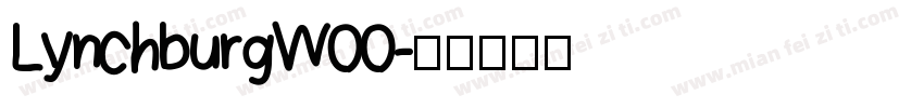 LynchburgW00字体转换