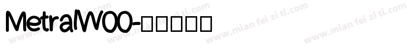 MetralW00字体转换