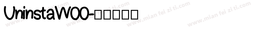 UninstaW00字体转换