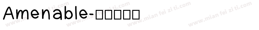 Amenable字体转换