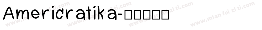 Americratika字体转换