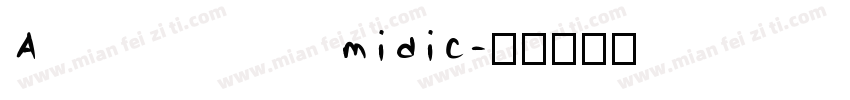 Amidic字体转换