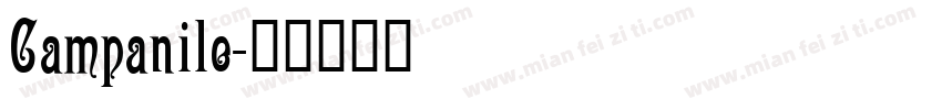 Campanile字体转换
