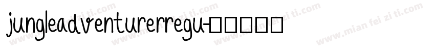 jungleadventurerregu字体转换