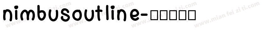 nimbusoutline字体转换