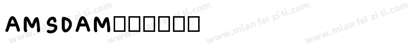 AMSDAM字体转换