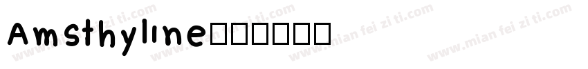 Amsthyline字体转换