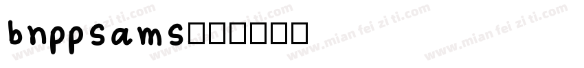 bnppsams字体转换