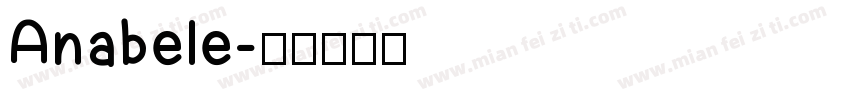 Anabele字体转换