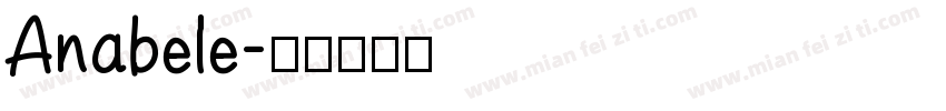 Anabele字体转换