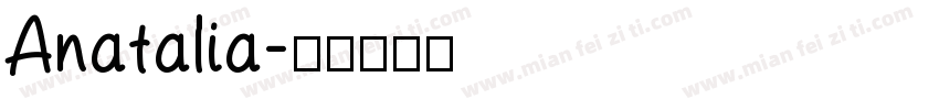 Anatalia字体转换