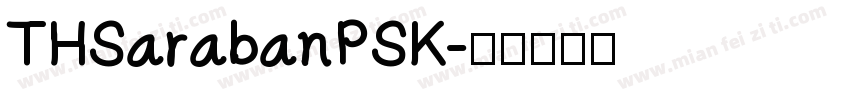 THSarabanPSK字体转换