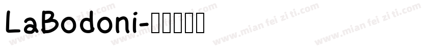 LaBodoni字体转换