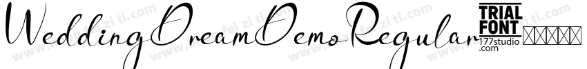 WeddingDreamDemoRegular字体转换