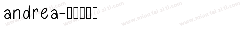 andrea字体转换