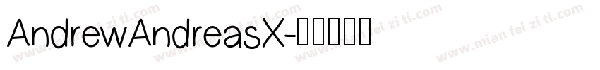 AndrewAndreasX字体转换