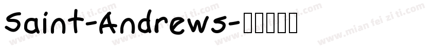Saint-Andrews字体转换