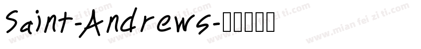 Saint-Andrews字体转换