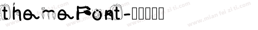 themeFont字体转换