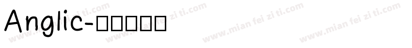 Anglic字体转换