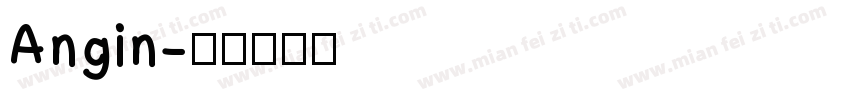 Angin字体转换