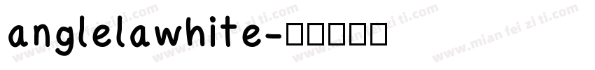 anglelawhite字体转换