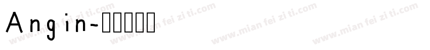Angin字体转换