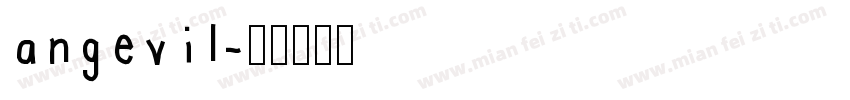 angevil字体转换