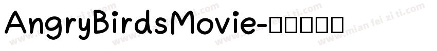 AngryBirdsMovie字体转换