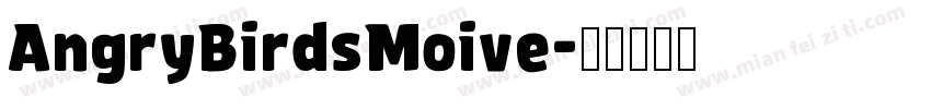 AngryBirdsMoive字体转换