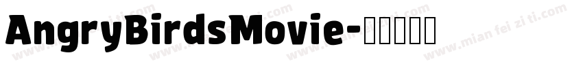 AngryBirdsMovie字体转换