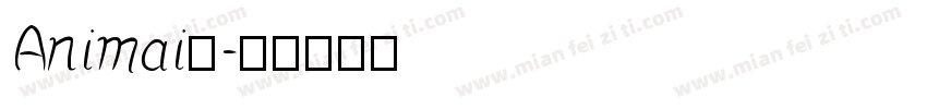 Animai°字体转换