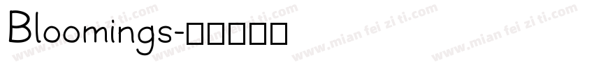 Bloomings字体转换