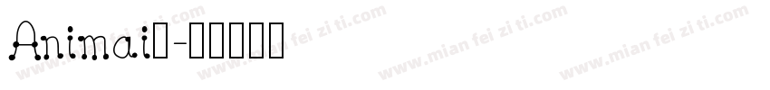 Animai°字体转换
