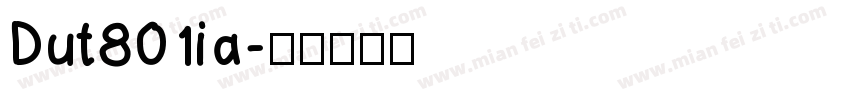 Dut801ia字体转换
